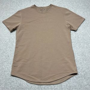 Bylt Drop Cut Lux Short Sleeve Shirt - Size Large - Tan